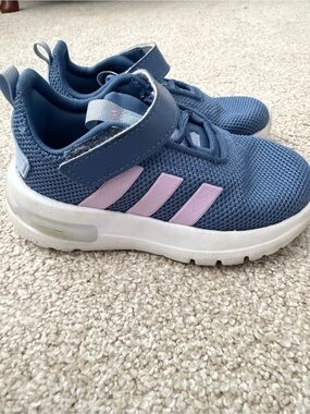 adidas Kids Blue and lilac Lightweight Sneakers